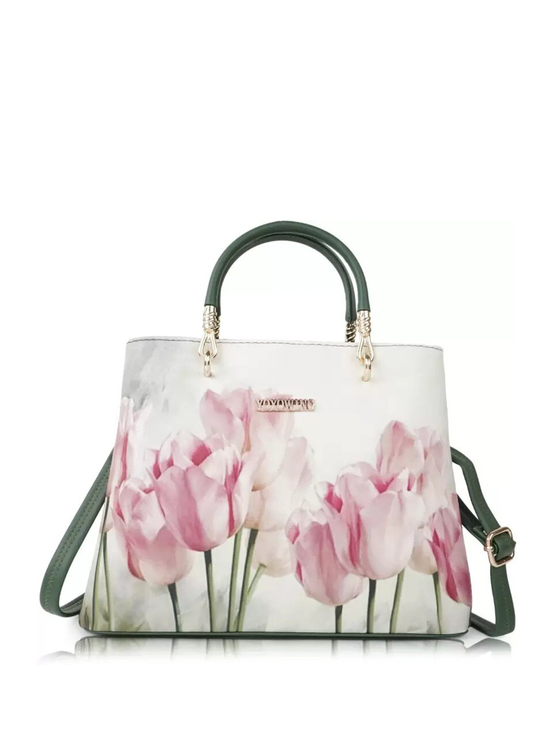 

YOYOWING Colourblocked Handheld Bag, Green