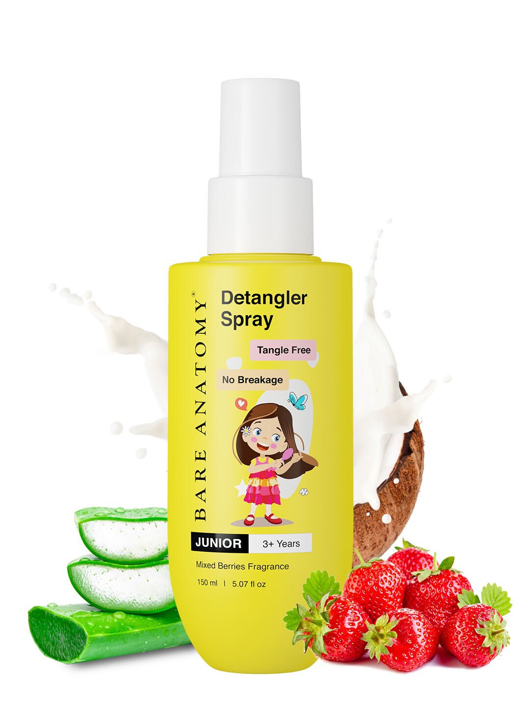 

Chemist at Play Bare Anatomy Junior Detangler Hair Spray - 150ml, Yellow
