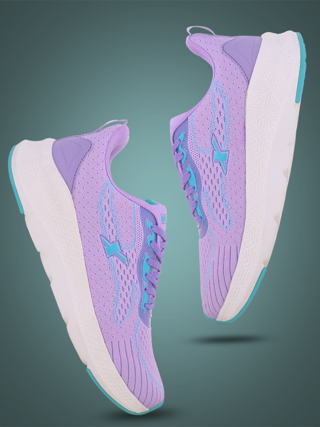 

Sparx Women Textured Lace-Ups Running Shoes, Purple