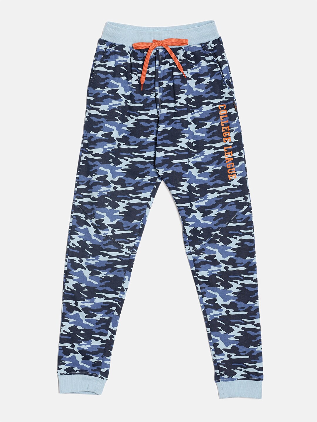

DIXCY SCOTT Boys Printed Pure Cotton Joggers, Blue