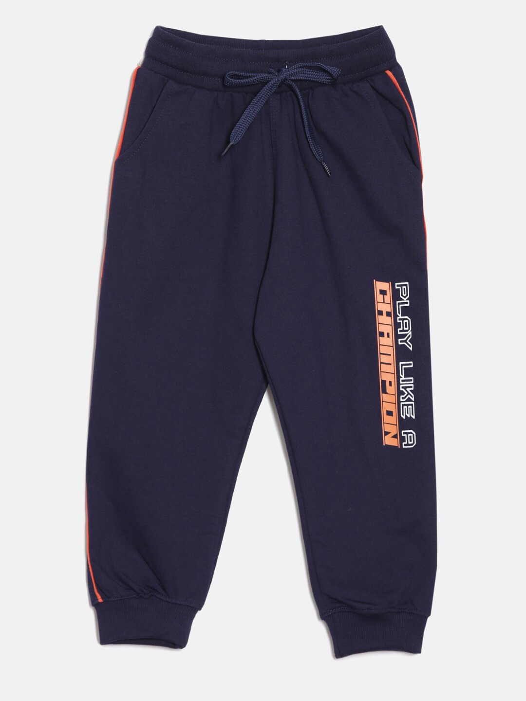 

DIXCY SCOTT Boys Printed Mid Rise Joggers, Navy blue