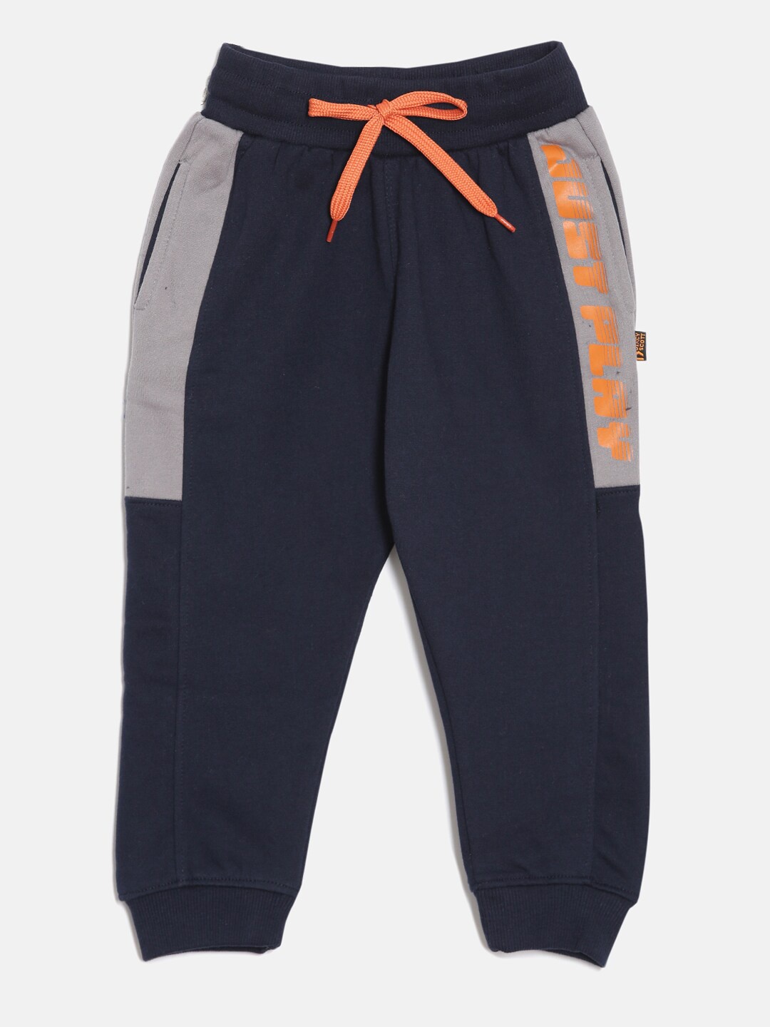 

DIXCY SCOTT Boys Printed Mid Rise Joggers, Navy blue