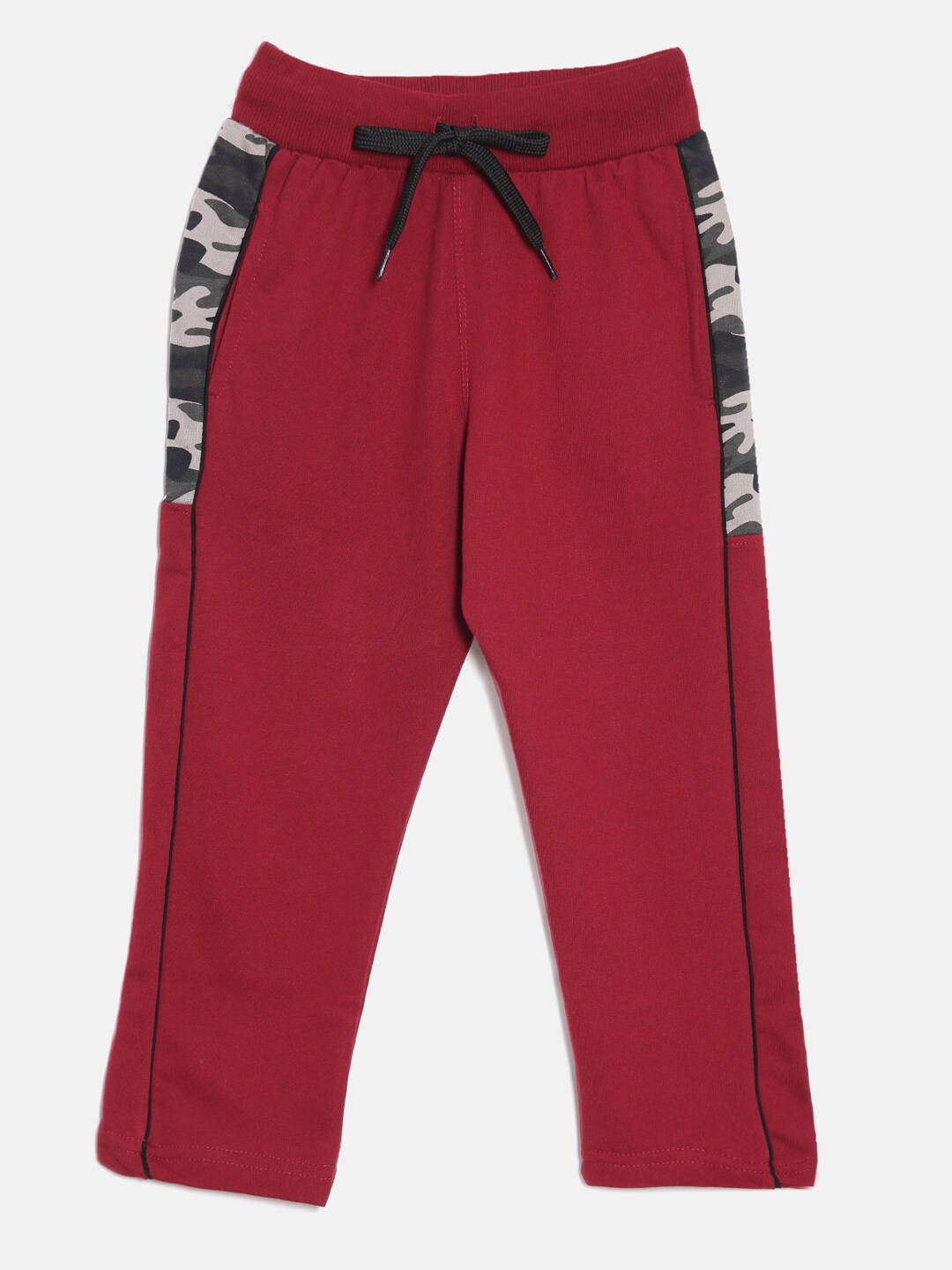 

DIXCY SCOTT Boys Printed Mid Rise Track Pant, Maroon