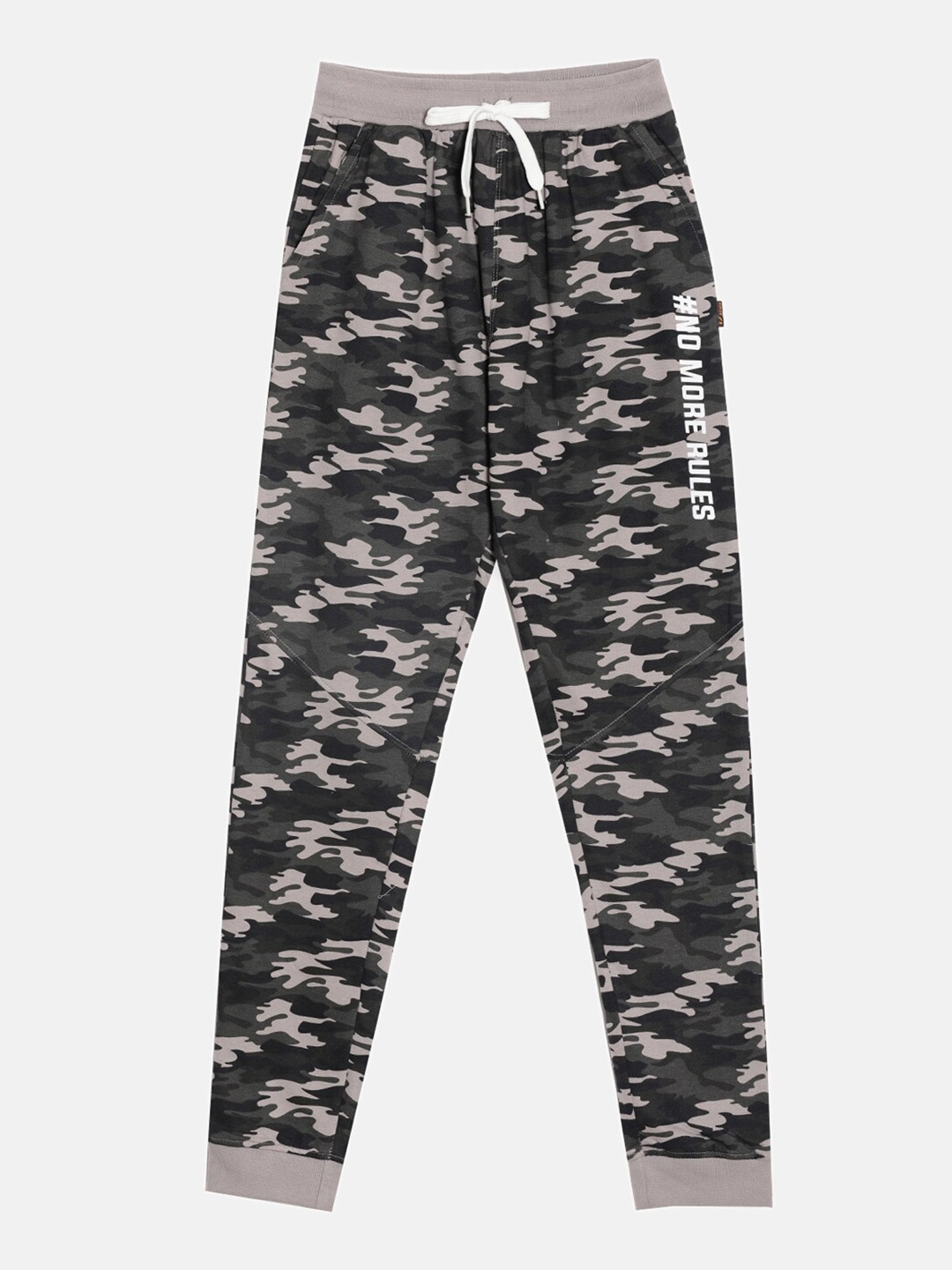 

DIXCY SCOTT Boys Printed Pure Cotton Joggers, Black