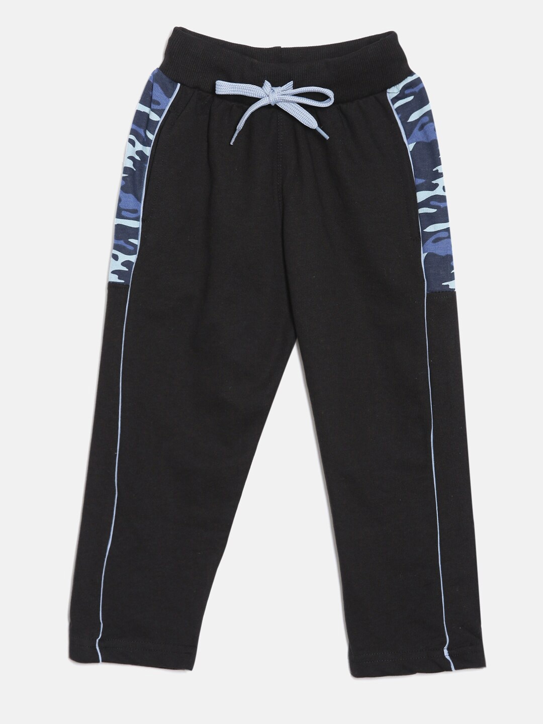 

DIXCY SCOTT Boys Printed Mid Rise Track Pant, Black