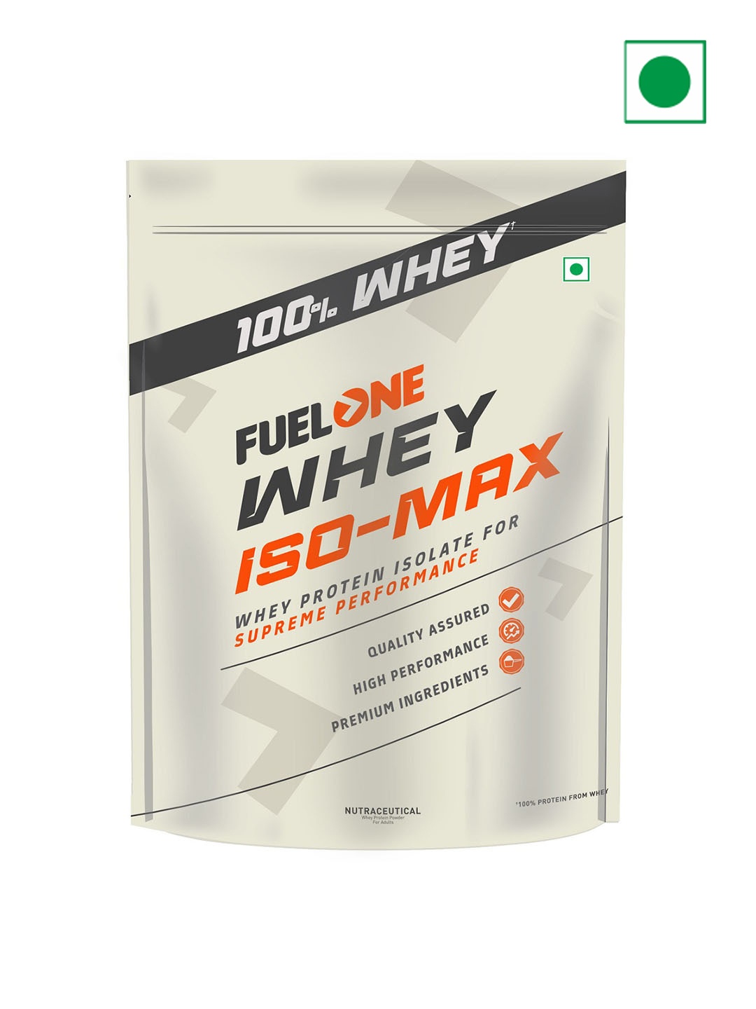 

FUEL ONE Whey Max Pouch Protein Mango - 1Kg, Yellow