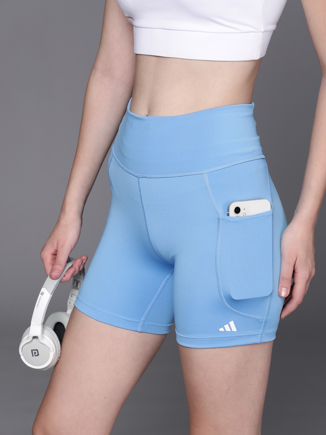 

ADIDAS Women BR Base 3-Inch Running Shorts, Blue