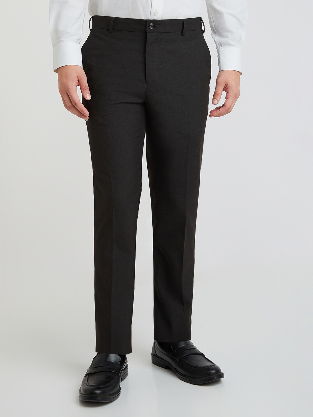 

Raymond Men Slim Fit Formal Trousers, Brown