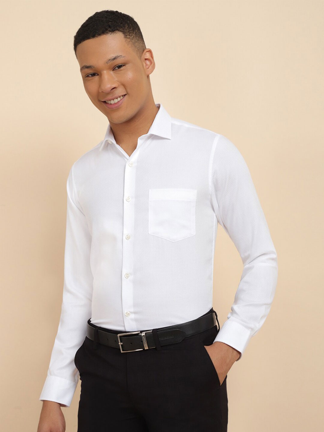 

Allen Solly Slim Fit Cotton Formal Shirt, White