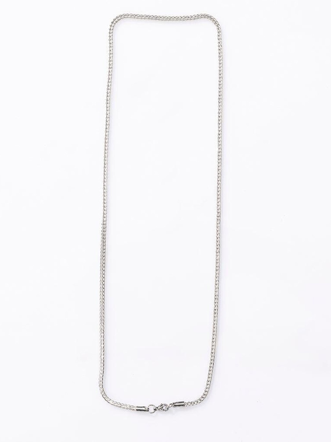 

Snitch Men Silver-Toned Stainless Steel Chain