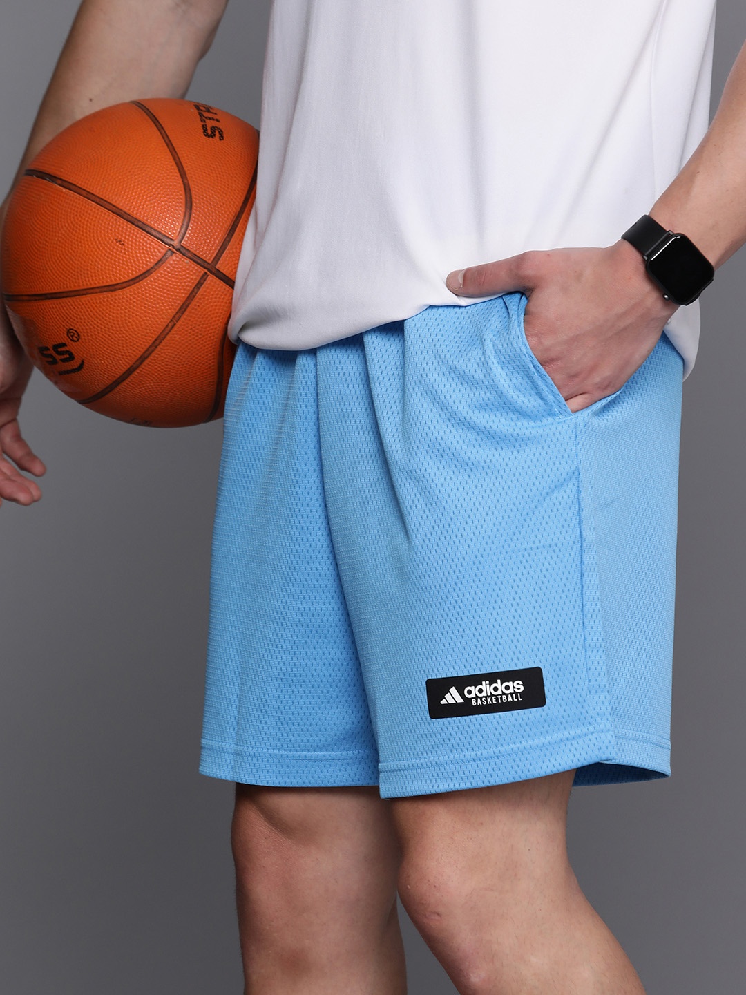 

ADIDAS Men Legends Basketball Shorts, Blue