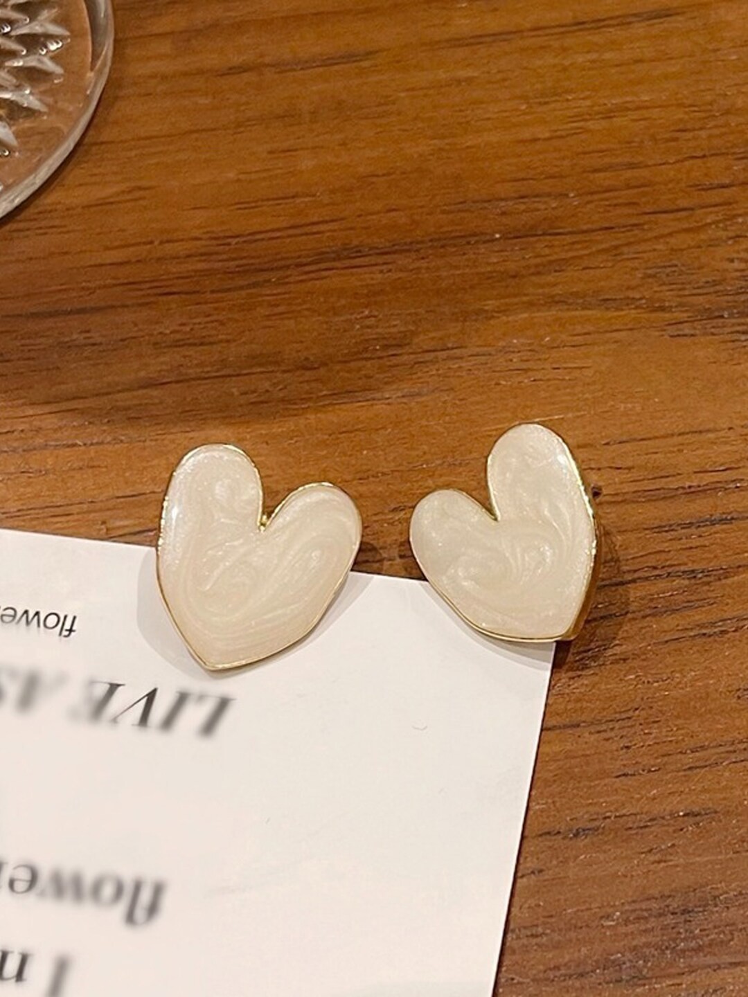 

Krelin Gold-Plated Heart Shaped Stud Earrings