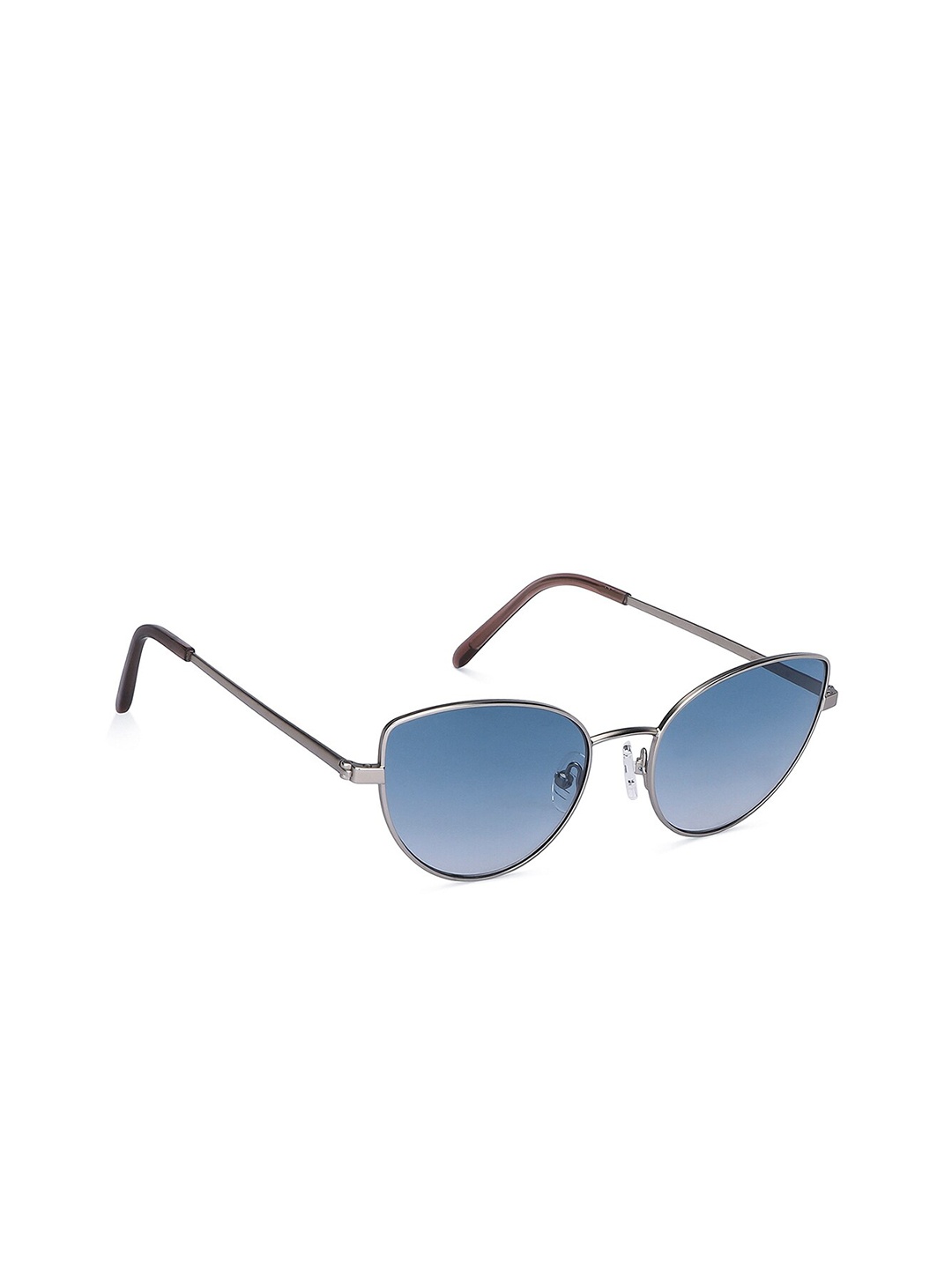 

John Jacobs Women Cateye Sunglasses with UV Protected Lens 147245-, Blue