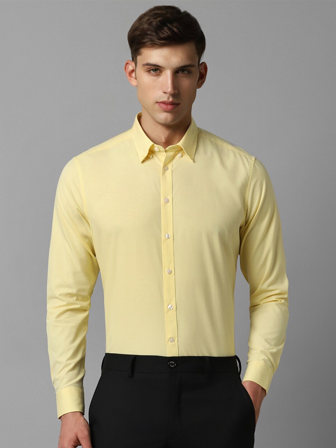 

Louis Philippe Sport Slim Fit Cotton Casual Shirt, Yellow