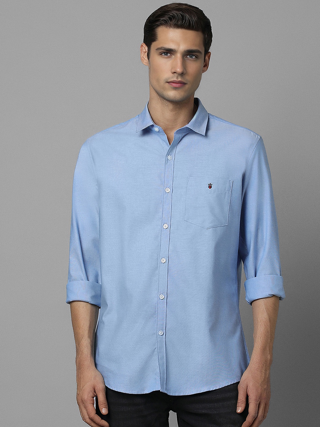 

Louis Philippe Sport Slim Fit Cotton Casual Shirt, Blue