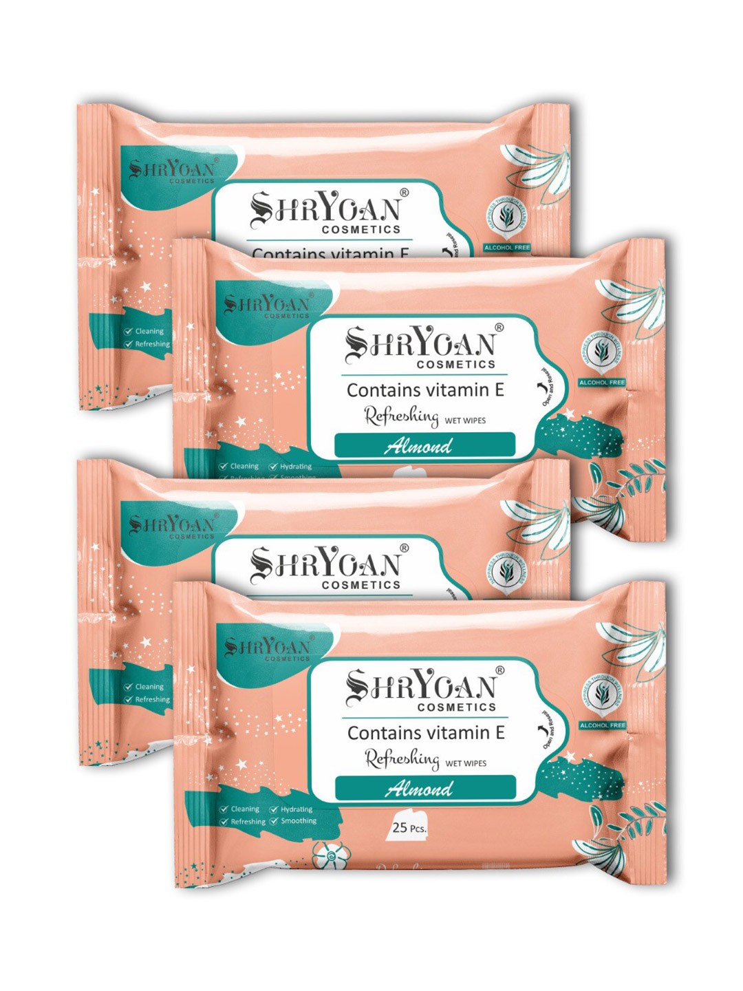 

SHRYOAN Refreshing Facial Wet Wipes, Beige