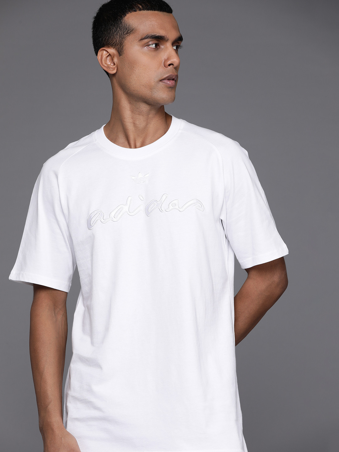 

ADIDAS Originals Brand Logo Printed T-shirt, White