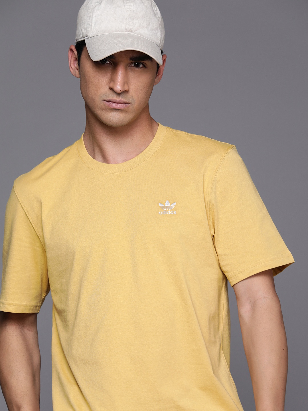 

ADIDAS Originals Essentials Pure Cotton T-shirt, Mustard