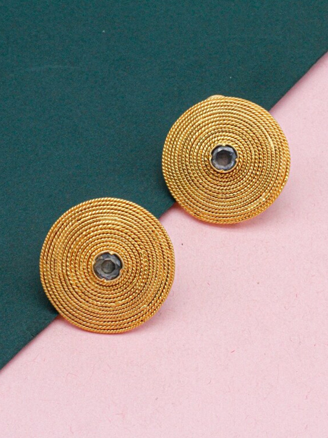 

SANGEETA BOOCHRA Sterling Silver Contemporary Studs Earrings