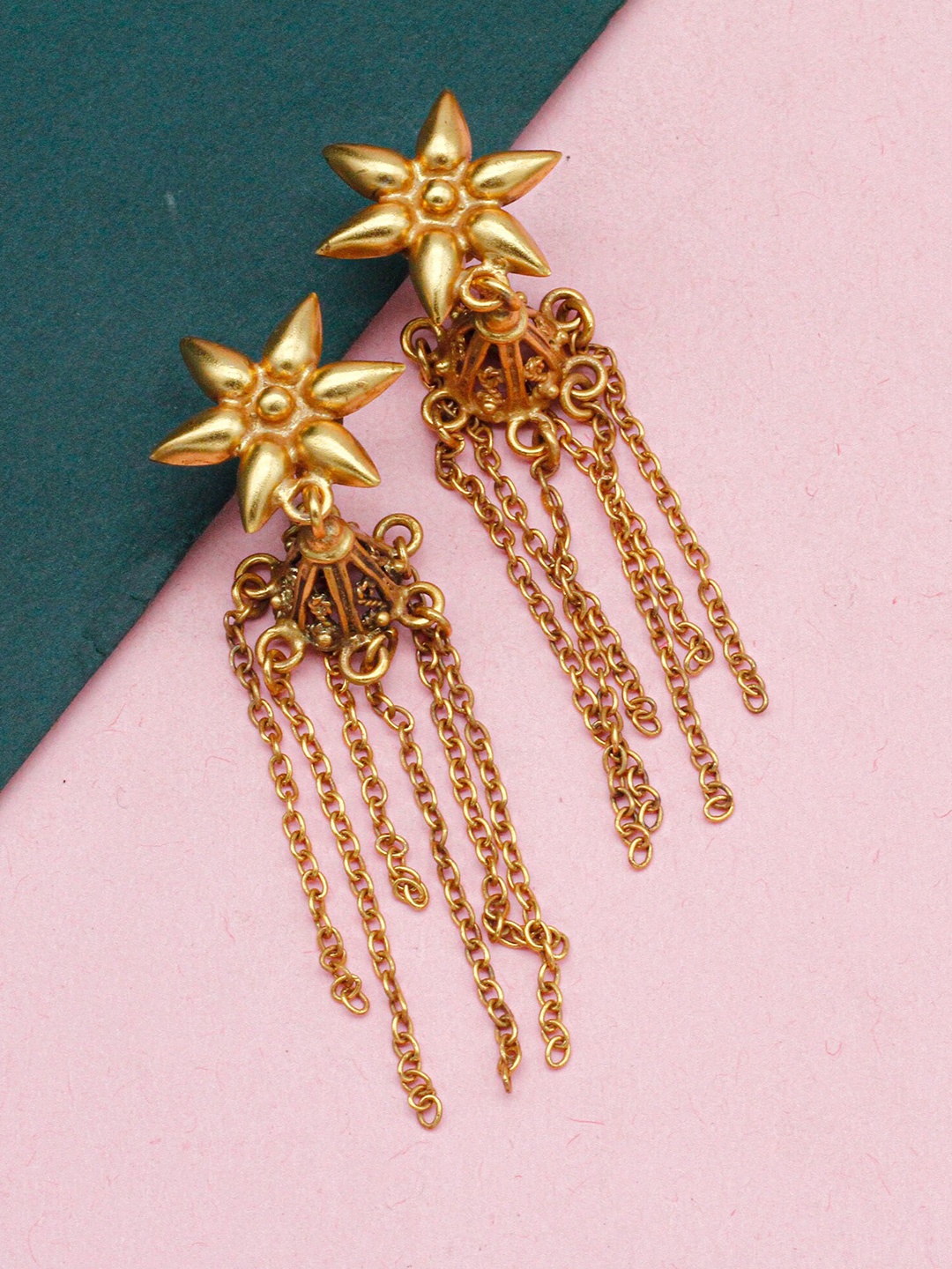 

SANGEETA BOOCHRA Sterling Silver Drop Earrings, Gold