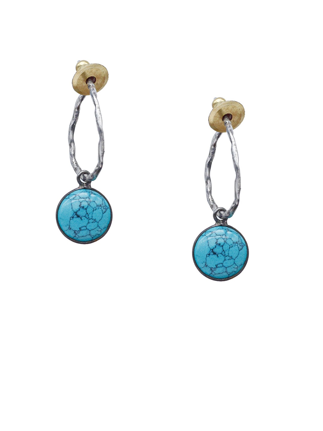

SANGEETA BOOCHRA Contemporary Hoop Earrings, Silver