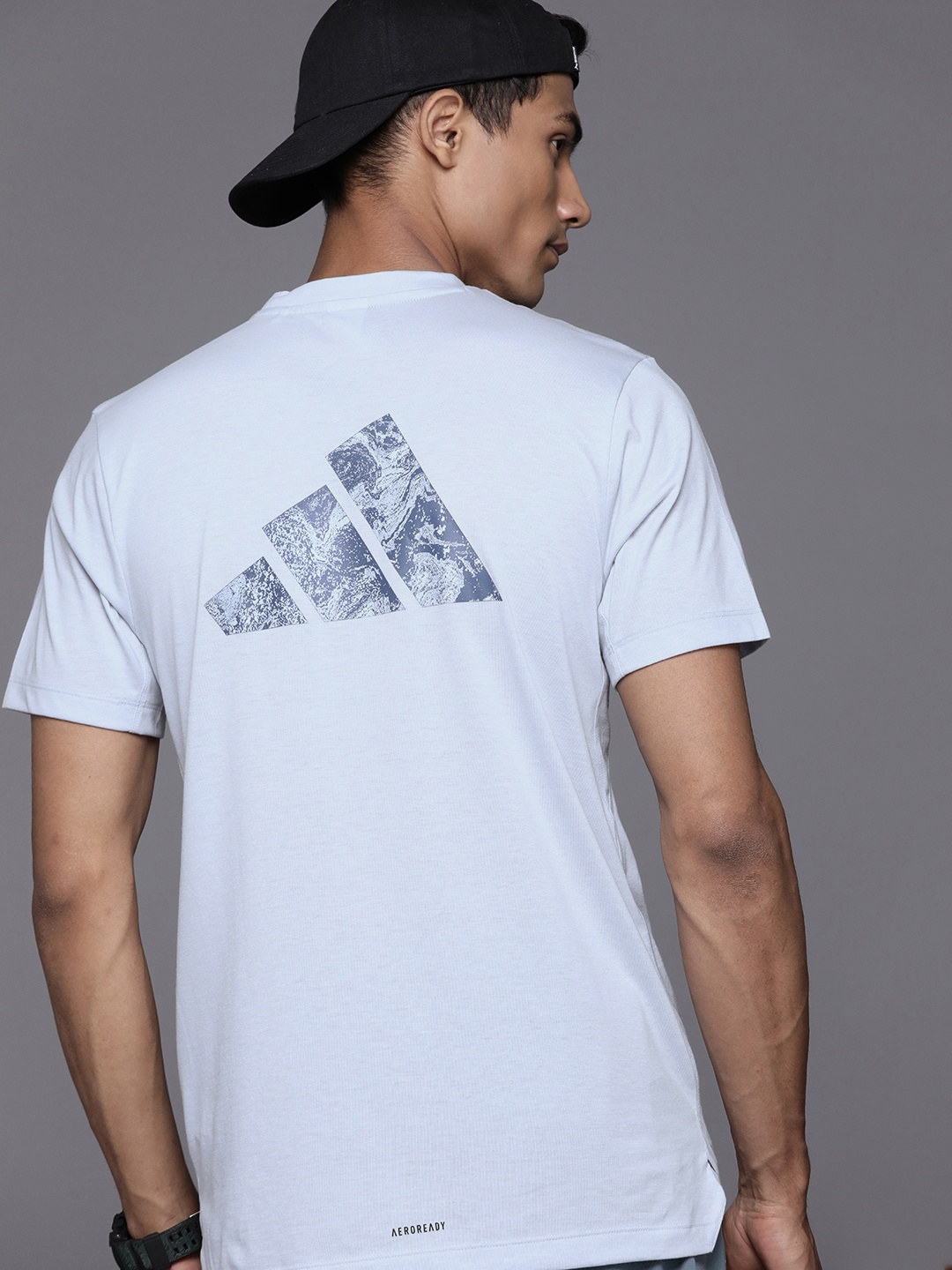 

ADIDAS Workout Logo T-shirt, Blue