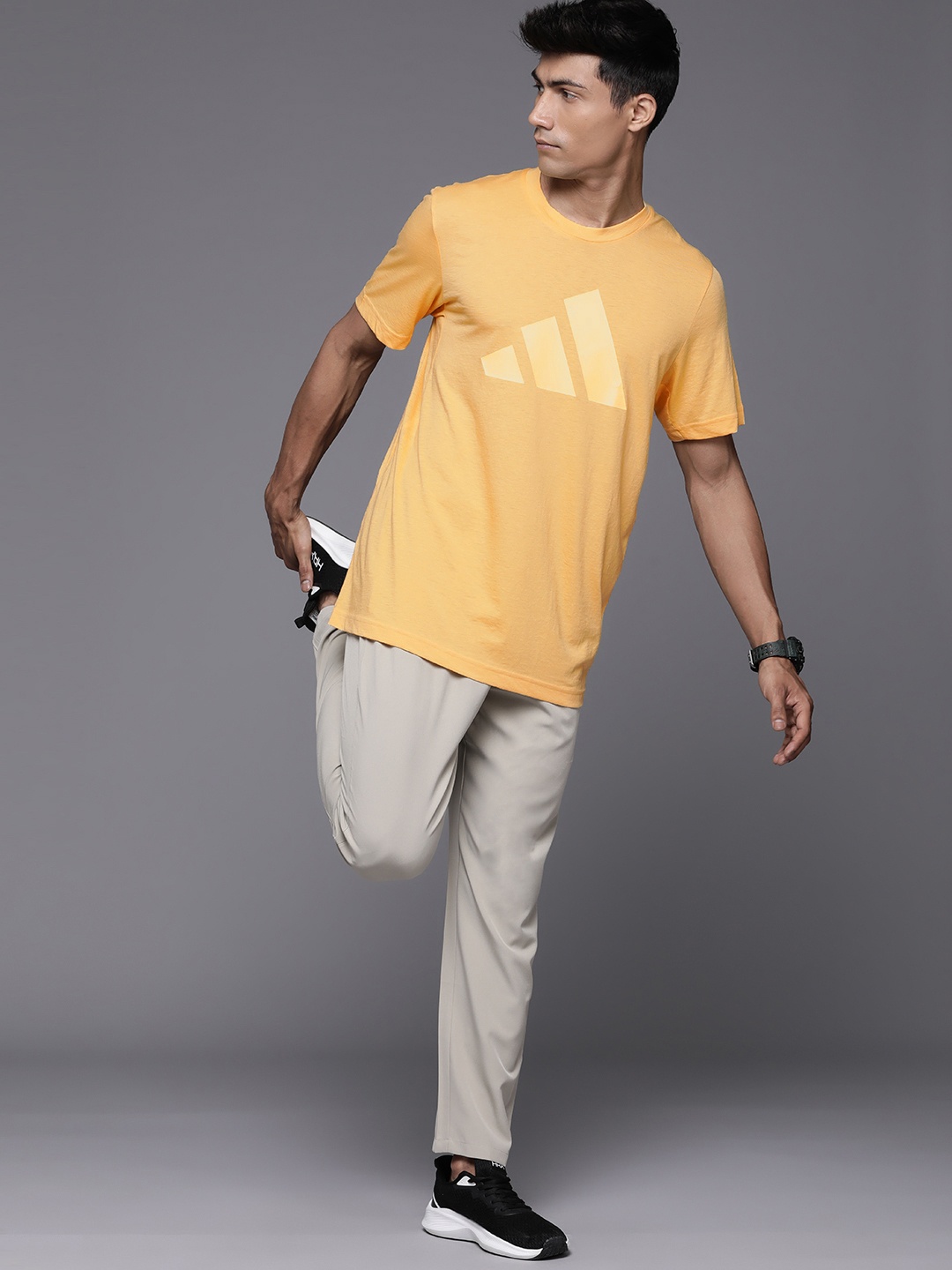 

ADIDAS Training Essentials Logo T-shirt, Yellow