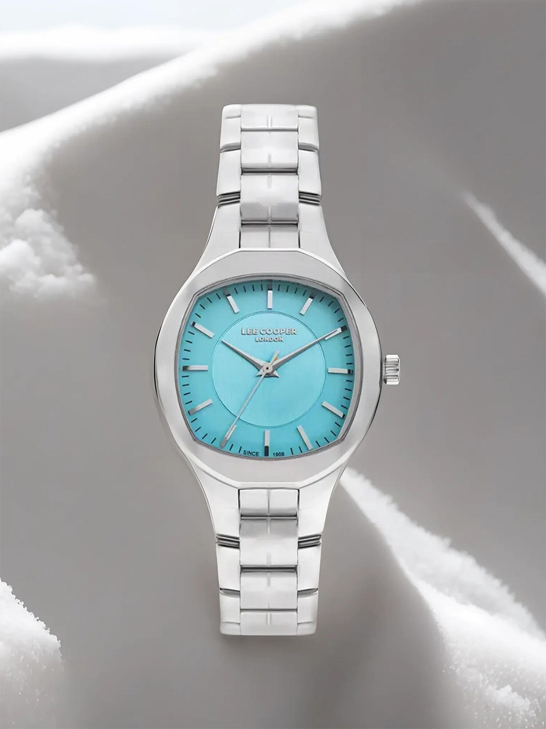 

Lee Cooper Women Square Dial Stainless Steel Analogue Watch LC07850.380, Blue