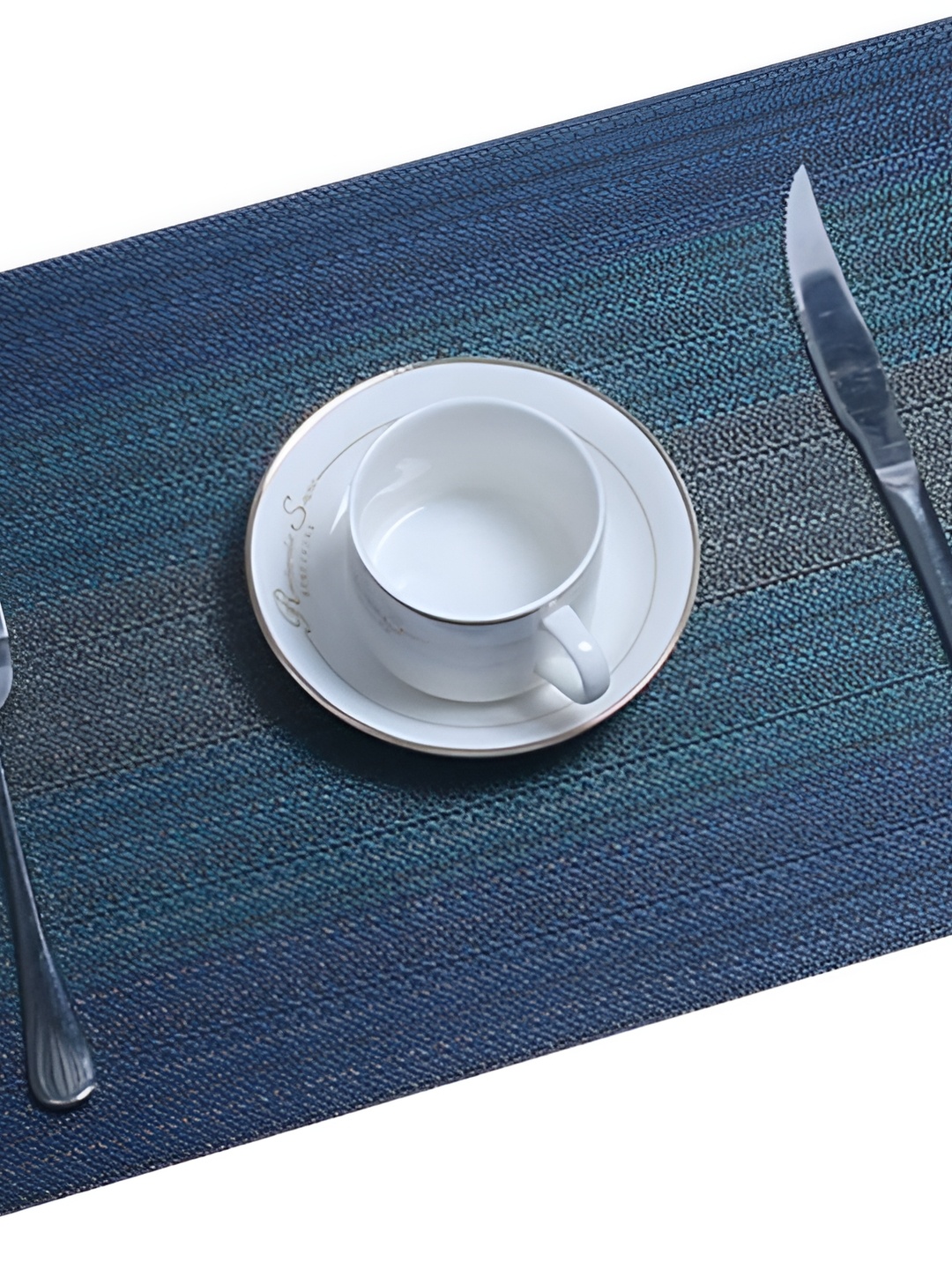

Wosta Blue 2 Pieces Rectangle Table Placemats