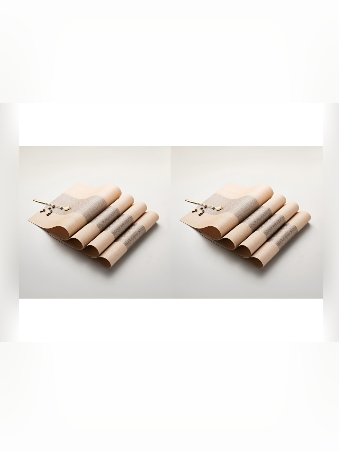 

Wosta Beige & Brown 8 Pieces Geometric Printed Rectangle Table Placemats