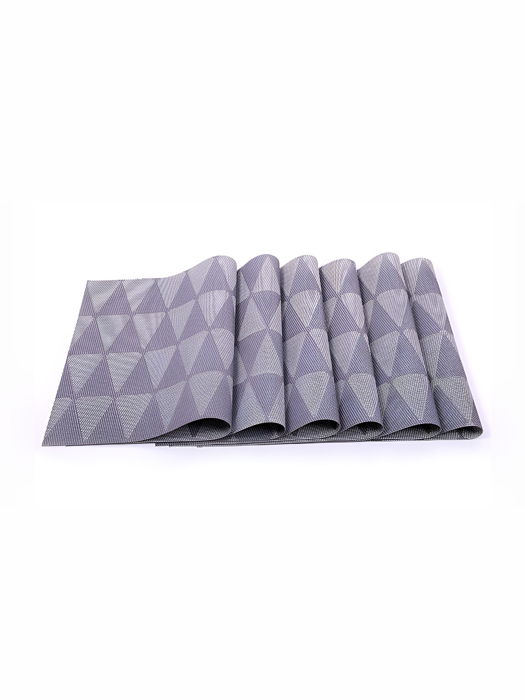 

Wosta Purple 8 Pieces Textured Rectangular Table Placemats