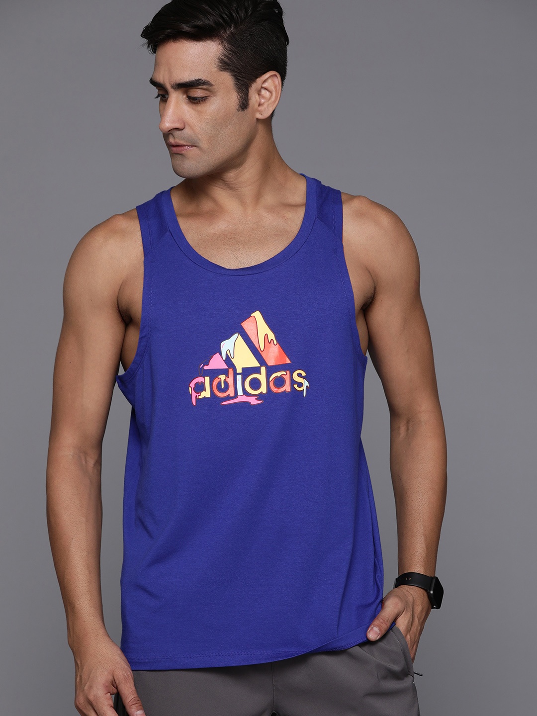 

ADIDAS Graphic Tank T-shirt, Blue