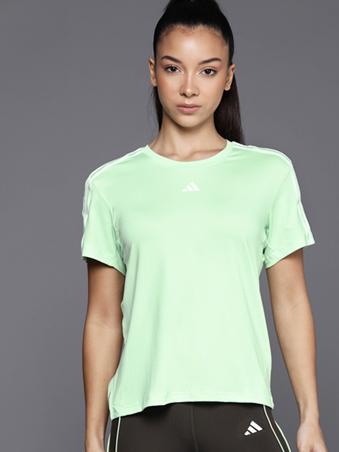 

ADIDAS Essentials 3-Stripes Training T-shirt, Green