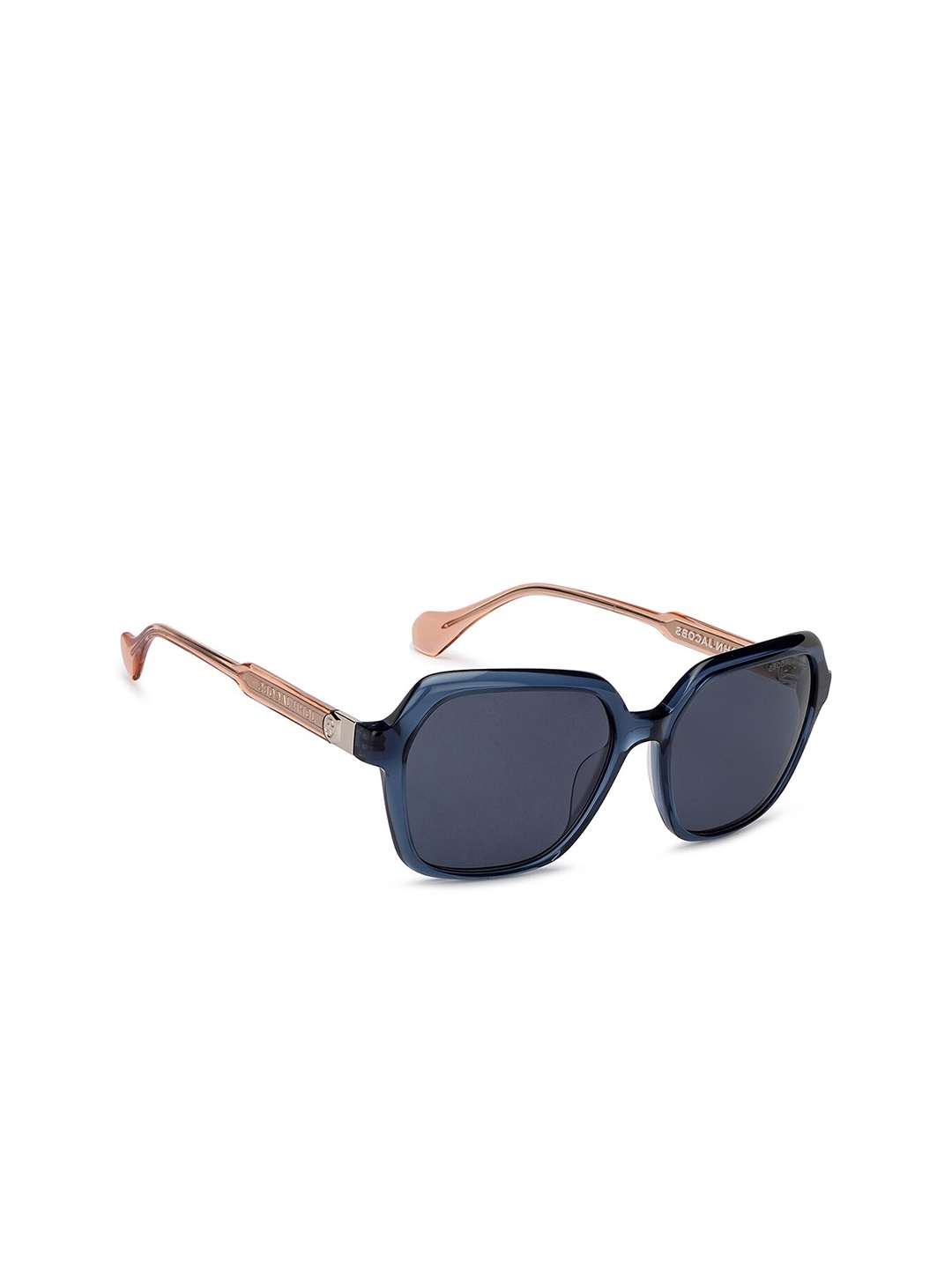 

John Jacobs Square Sunglasses With Polarised & UV Protected Lens, Blue