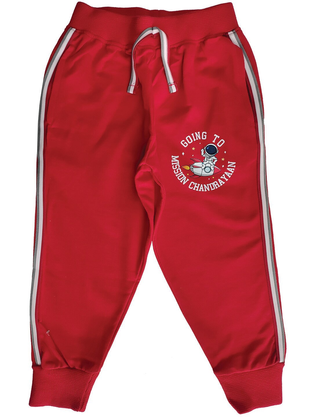 

Zoom Minimondo Kids Dry Fit Breathable Mid Rise Joggers, Red