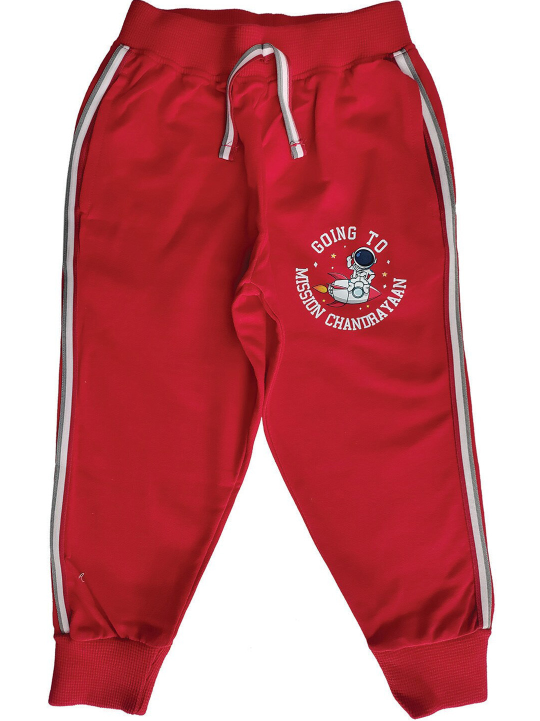 

Zoom Minimondo Kids Dry Fit Breathable Mid Rise Joggers, Red