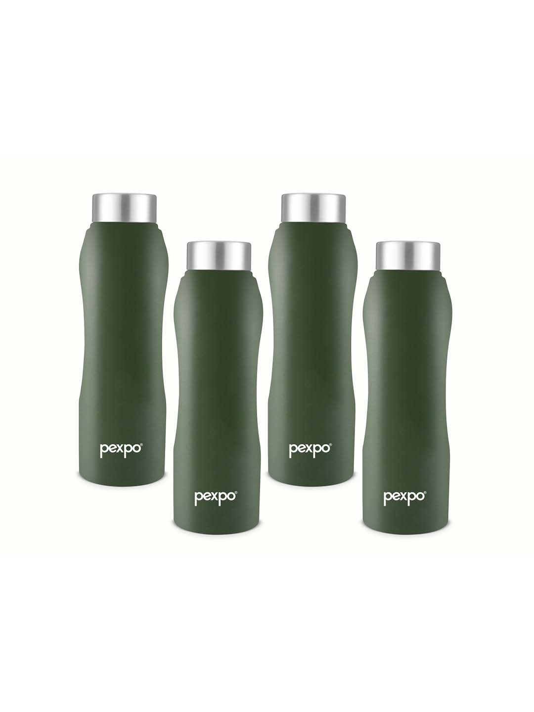 

Pexpo BISTRO Set of 4 Fridge Water Bottle 750ml Single wall Green Stainless Steel