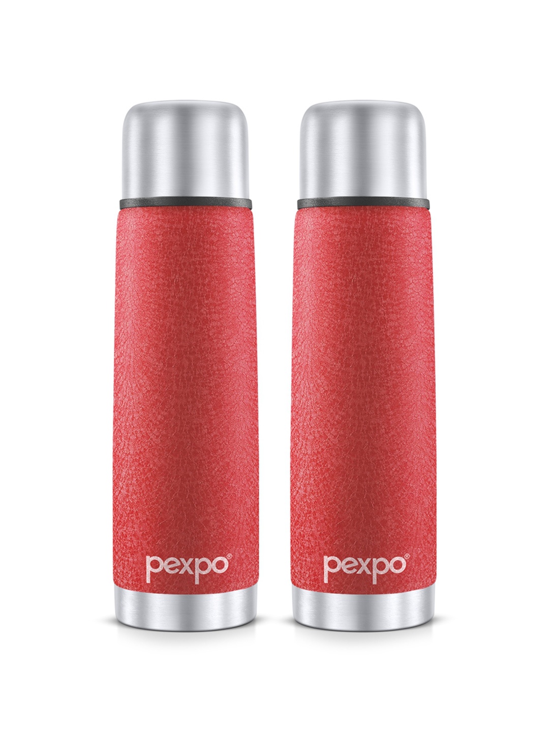 

Pexpo FLEXO 2pcISI Certified Thermosteel 500ml Hot & Cold Red Insulated Bottle