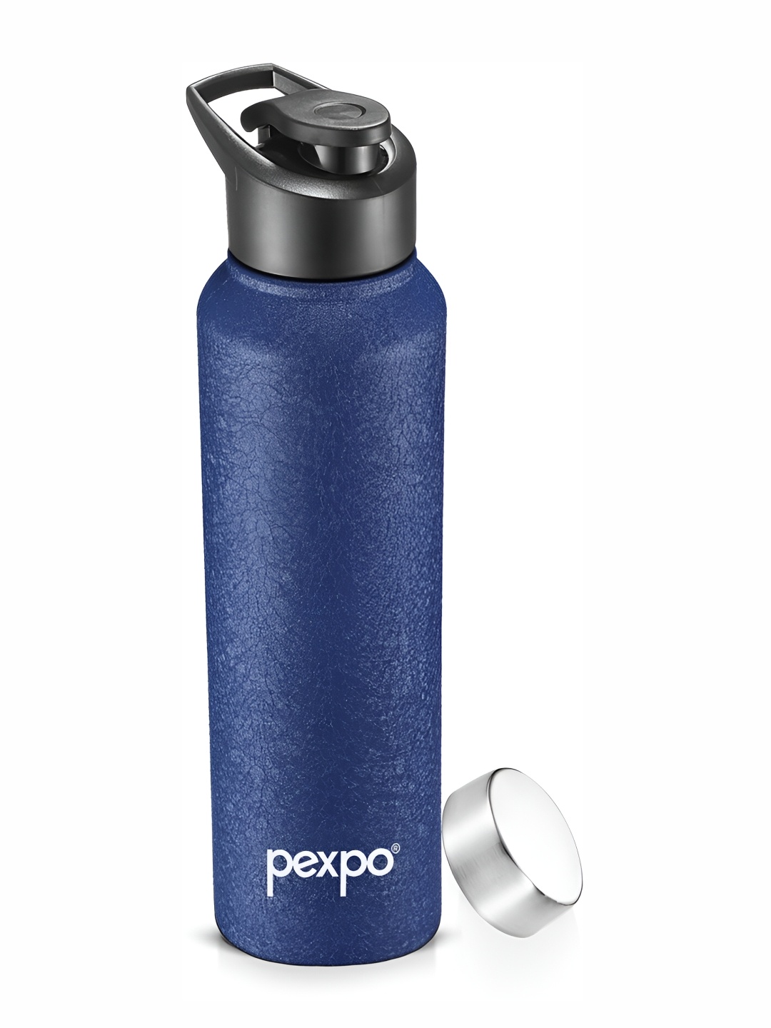 

Pexpo CHROMO Stainless Steel 1L Single wall Blue Water Bottle