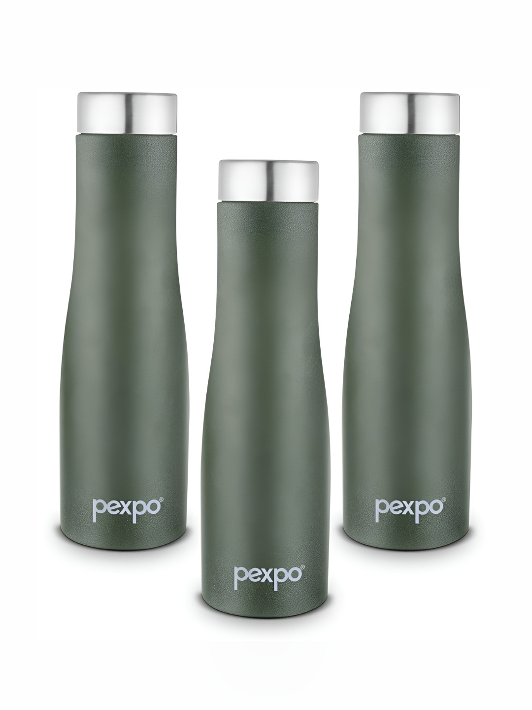 

Pexpo MONACO 3pc Fridge Water Bottle 1000ml Single wall Green Stainless Steel