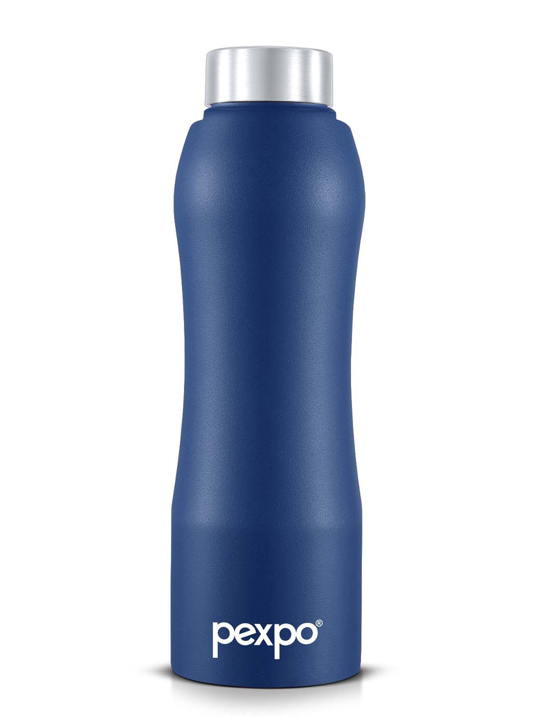

Pexpo BISTRO Refrigerator Stainless Steel 750ml Single wall Blue Water Bottle, Navy blue