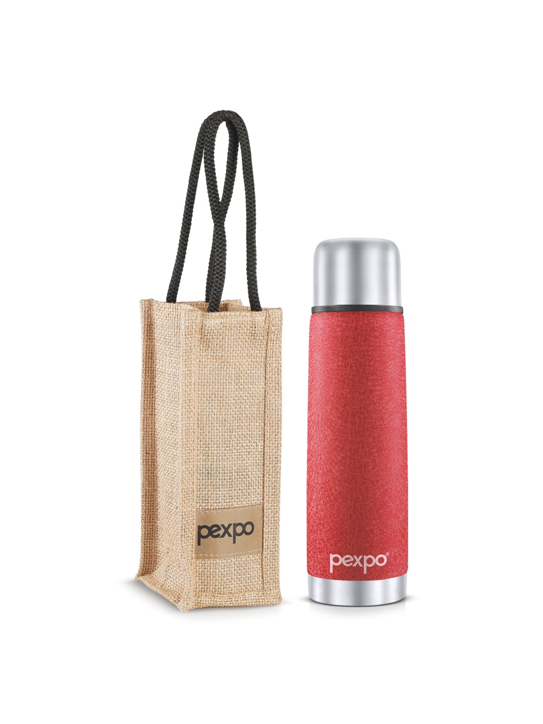 

Pexpo FLAMINGO ISI Certified Thermosteel 500ml Hot & Cold Red Insulated Bottle