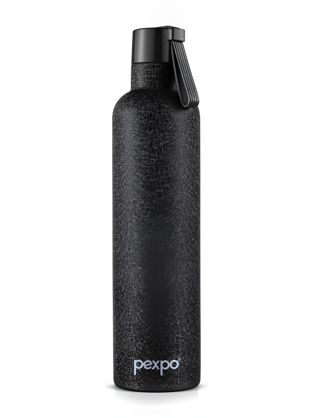 

Pexpo Oslo Black ISI Certified Thermosteel Hot and Cold flask Insulated Water Bottle 1L