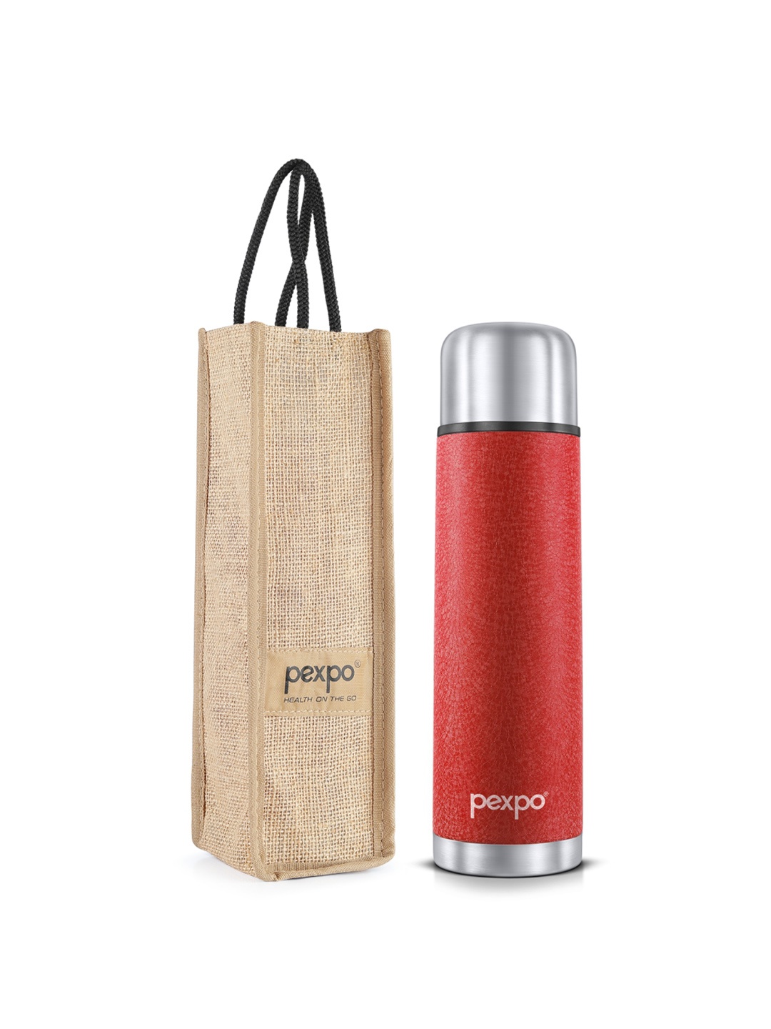 

Pexpo FLEXO ISI Certified Thermosteel 750ml Hot & Cold Red Insulated Bottle