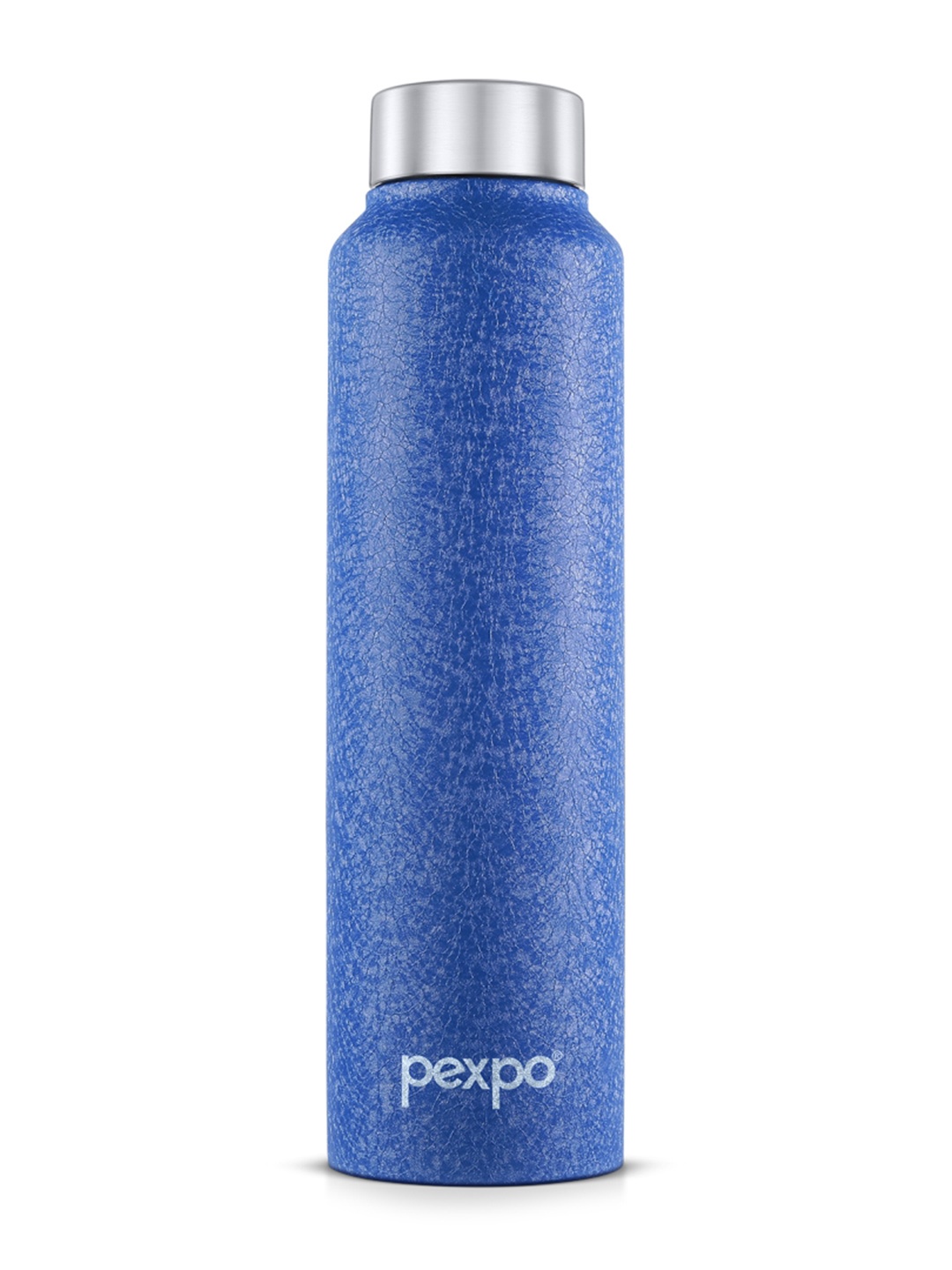 

Pexpo CHROMO Refrigerator Stainless Steel 1L Single wall Blue Water Bottle