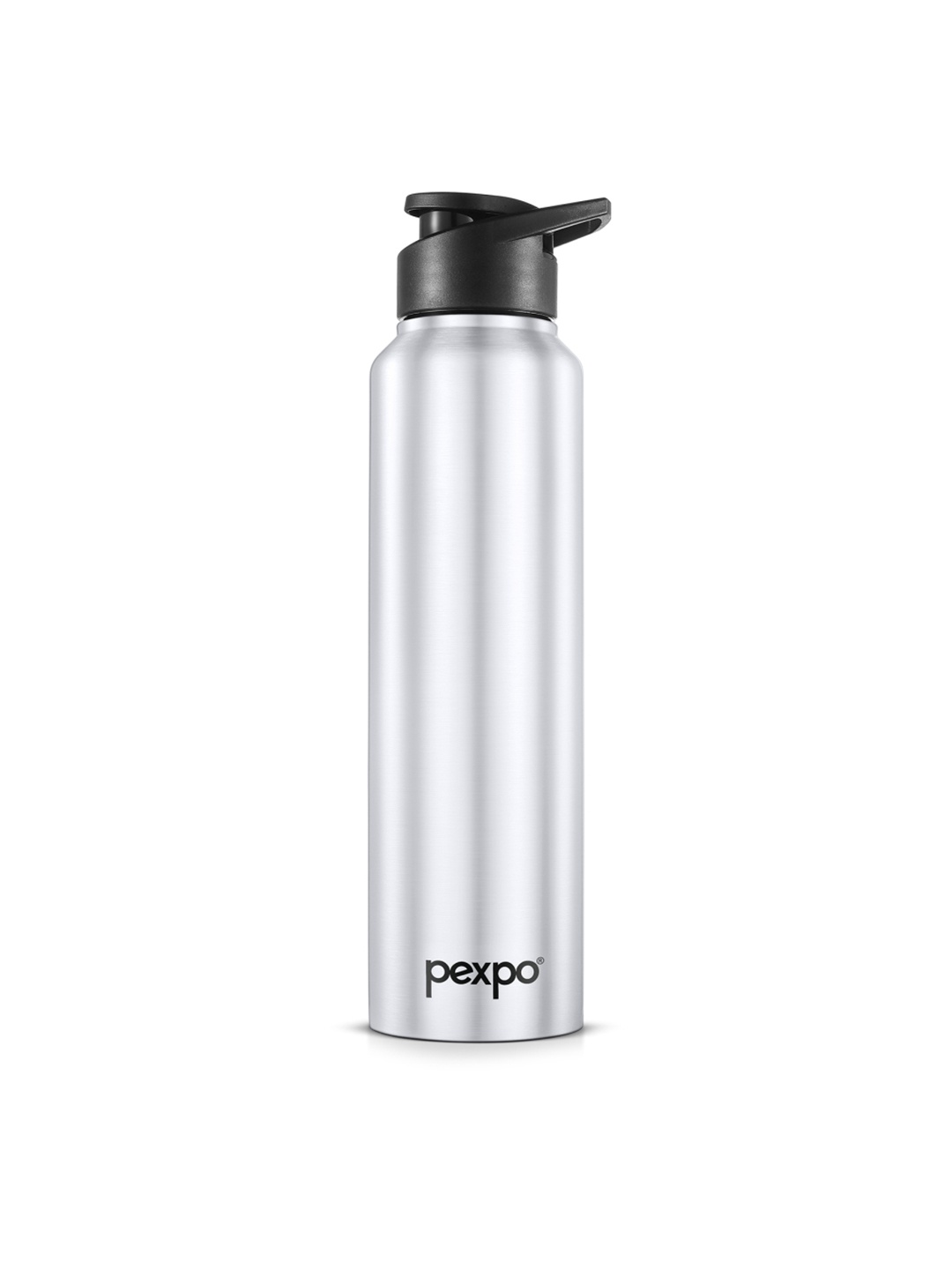 

Pexpo CHROMO Sports & Hiking Stainless Steel 1L Single wall Silver Water Bottle