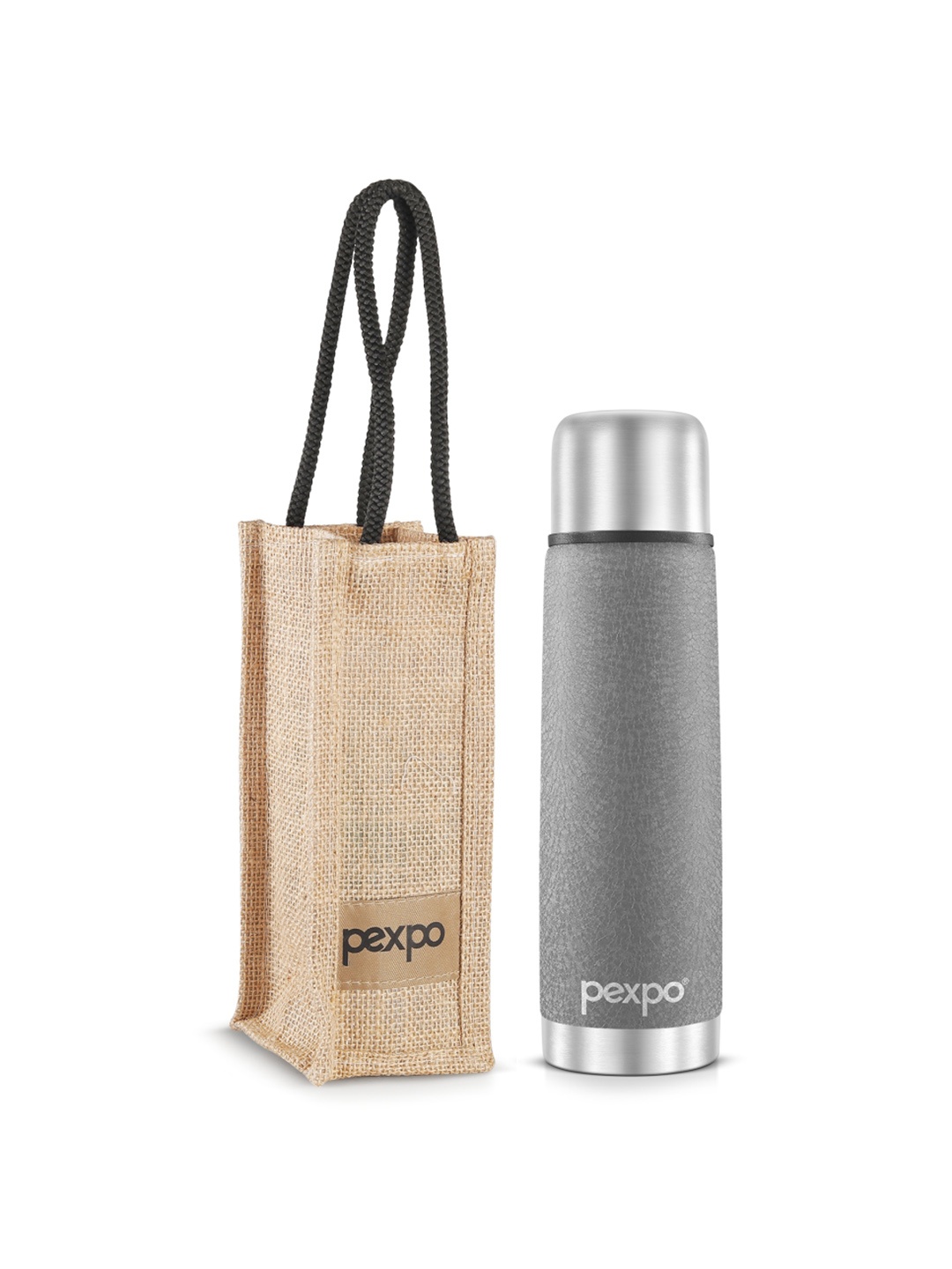 

Pexpo FLAMINGO ISI Certified Thermosteel 500ml Hot & Cold Grey Insulated Bottle