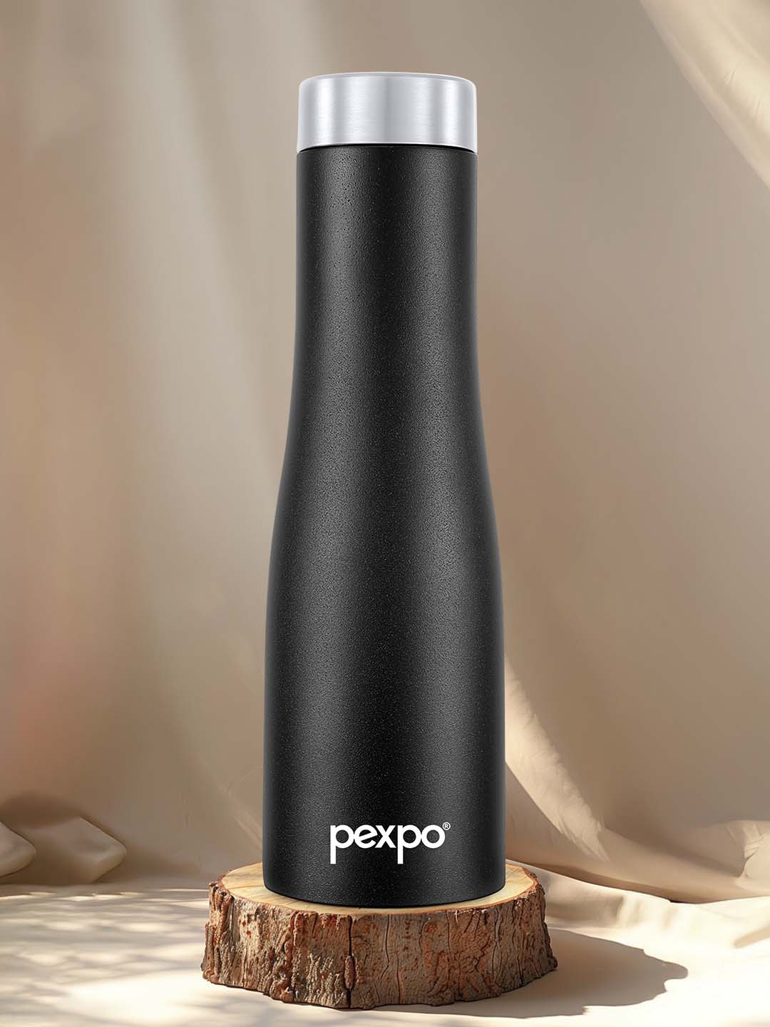 

Pexpo MONACO Refrigerator Stainless Steel 1000ml Single wall Black Water Bottle
