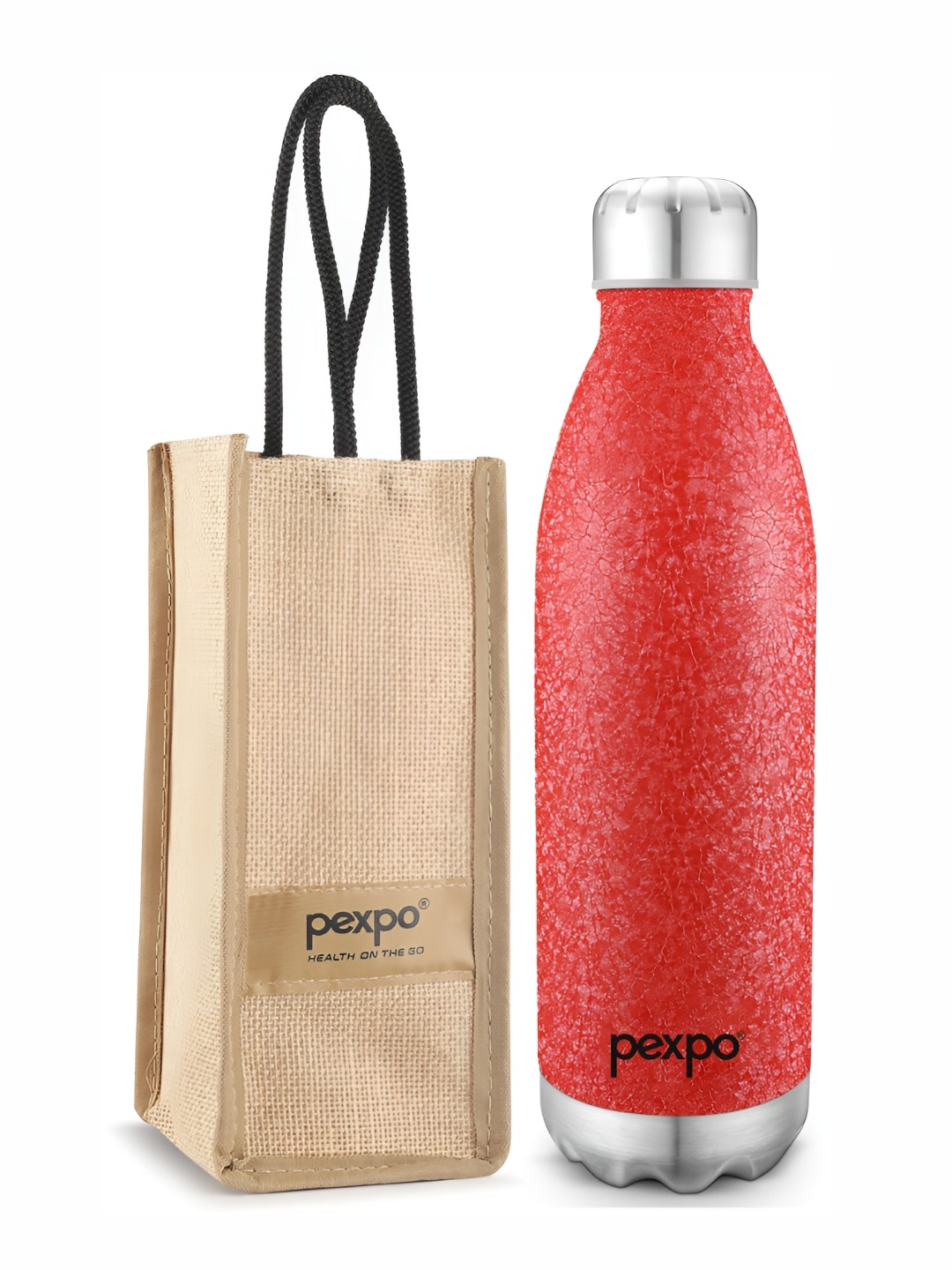 

Pexpo ELECTRO ISI Certified Thermosteel 1.5L 24 Hrs Hot & Cold Red Insulated Bottle