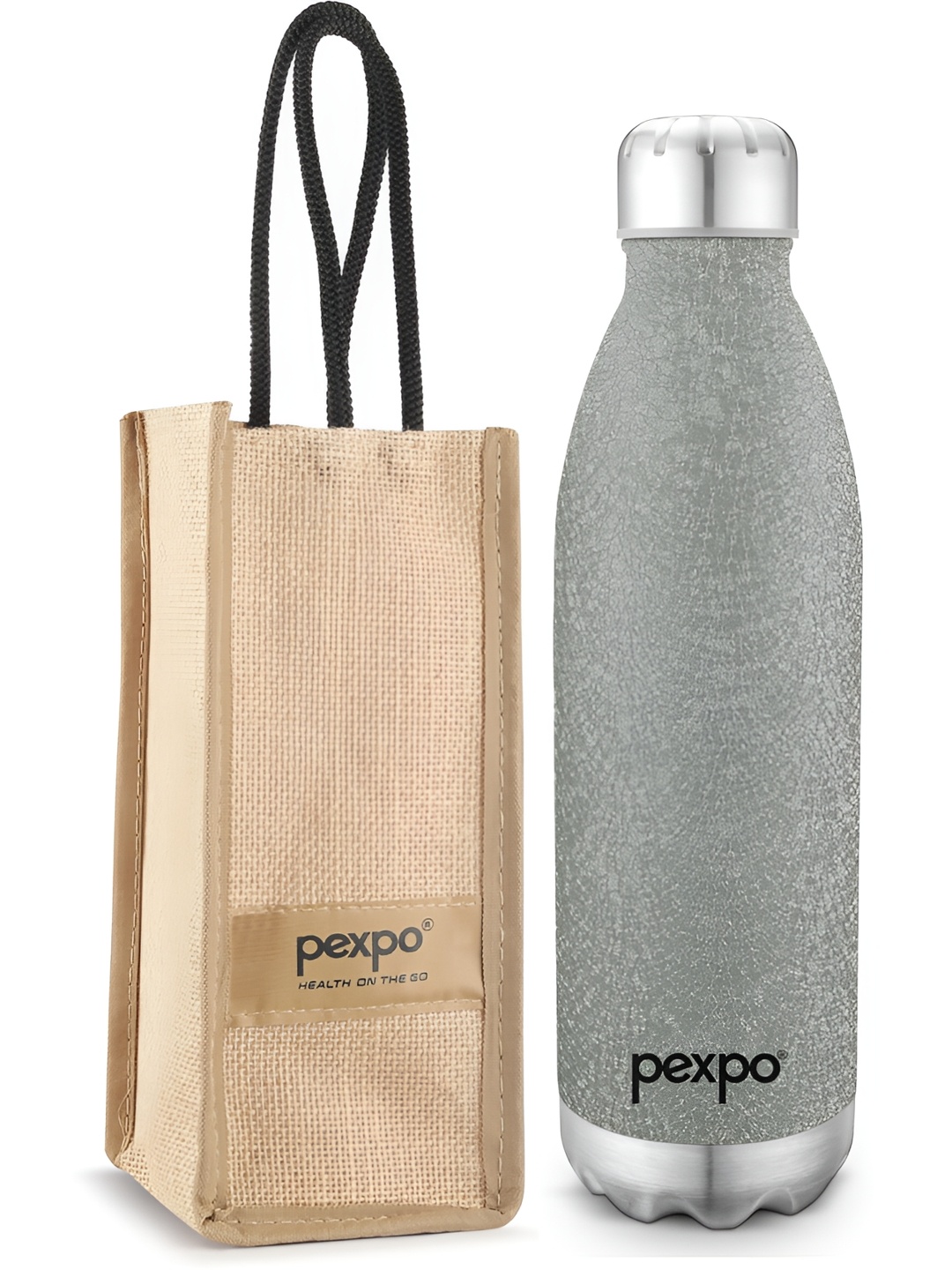 

Pexpo ELECTRO ISI Certified Thermosteel 1.5L 24 Hrs Hot & Cold Grey Insulated Bottle